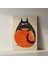 Kedi İllüstrasyonu Soyut Sanat Tablosu 2