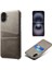 iPhone 17 Çift Kart Yuvalı Pu Deri + Sert Pc Telefon Kılıfı (Yurt Dışından) 1