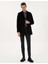 Erkek Siyah Ex. Slim Fit Kaşe Kaban 50314200-VR046 4