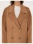 Kadın Camel Comfort Fit Kaşe Kaban 50308955-VR015 6