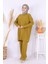 Triko Tunik Pantolon Takım 17035 Yağ Yeşili 2