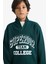 Erkek Çocuk Dik Yaka Fermuarlı Baskılı Okul Sweatshirt F2710A825AU 6
