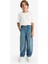 Erkek Çocuk Barrel Fit Düz Paça Jean Pantolon G1652A825AU 5