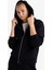 Relax Fit Kapüşonlu Basic Düz Kalın Fermuarlı Sweatshirt C1809AX25AU 4