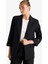Loose Fit Ceket Yaka Basic Blazer Ceket C3215AX25AU 4