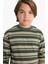 Erkek Çocuk Bisiklet Yaka Çizgili Uzun Kollu Tişört G1818A825AU 7