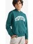 Erkek Çocuk Kapüşonlu İçi Yumuşak Tüylü Baskılı Sweatshirt D3033A825AU 1