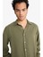 Regular Fit Twill Uzun Kollu Gömlek G0406AX25AU 4