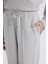 Regular Fit Pantolon Beli Lastikli Basic Düz Bağcıklı Cepli Paça Katlamalı Uzun Boy D9010AX24WN 6