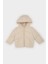 Kız Bebek Rüzgar Geçirmez Su Geçirmez Kapüşonlu Fermuarlı Cepli Şişme Mont E7360A525AU 2