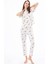 Premium Kadın Pijama Takımı Ayıcık Desenli Yumuşak Dokulu Kısa Kollu Bisiklet Yaka 1