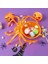 Halloween Örümcek Şeklinde Plastik Malzeme Koyma Kasesi 24 cm Turuncu 1 Adet 2