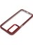 Samsung Galaxy A14 4g Elegant Clear Case (Şeffaf Kılıf) - Stylish Protective Cover - Kırmızı 4