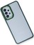 Samsung Galaxy A73 5g Elegant Clear Case (Şeffaf Kılıf) - Stylish Protective Cover - Haki Yeşil 3