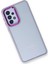 Samsung Galaxy A23 4g Elegant Clear Case (Şeffaf Kılıf) - Stylish Protective Cover - Lila 3