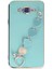 Samsung Galaxy J7 Elegant Charm Case (Kalpli Zincirli Kılıf) Elegant Silicone Cover - Su Yeşili 5