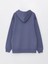 Lcw Casual Indigo Uzun Kollu Erkek Kalın Hoodie 8