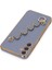 Samsung Galaxy A24 4g Elegant Charm Case (Kalpli Zincirli Kılıf) Elegant Silicone Cover - Gri 5