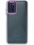 Samsung Galaxy A03S Elegant Clear Case (Şeffaf Kılıf) - Stylish Protective Cover - Lila 2