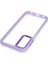 Samsung Galaxy A14 4g Elegant Clear Case (Şeffaf Kılıf) - Stylish Protective Cover - Lila 4