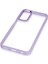 Samsung Galaxy A14 4g Elegant Clear Case (Şeffaf Kılıf) - Stylish Protective Cover - Lila 5