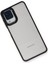 Samsung Galaxy A22 Elegant Clear Case (Şeffaf Kılıf) - Stylish Protective Cover - Siyah 3