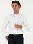 Erkek Beyaz Slim Fit Uzun Kollu Gömlek 50282347-VR013 1