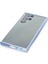 Samsung Galaxy S22 Ultra Crystal Shield Lensli Silikon (Lens Protector / Kamera Koruyucu Kılıf) - Açık Mavi 4