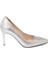 Platin Hakiki Deri Kadın Stiletto - K24S1AY67599-U2M 3