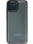 Samsung Galaxy A03 Elegant Clear Case (Şeffaf Kılıf) - Stylish Protective Cover - Siyah 3
