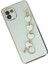 Samsung Galaxy A03 Elegant Charm Case (Kalpli Zincirli Kılıf) Elegant Silicone Cover - Su Yeşili 3