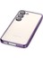 Samsung Galaxy S24 Crystal Shield Lensli Silikon (Lens Protector / Kamera Koruyucu Kılıf) - Mor 4