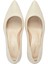 Krem Hakiki Deri Kadın Stiletto - K24S1AY67737-A68 5