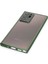 Samsung Galaxy Note 20 Ultra Crystal Shield Lensli Silikon (Lens Protector / Kamera Koruyucu Kılıf) - Yeşil 4