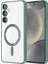 Samsung Galaxy S24 Magneticedge Kılıf - Koyu Yeşil 2