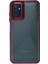 Samsung Galaxy M13 Elegant Clear Case (Şeffaf Kılıf) - Stylish Protective Cover - Kırmızı 2
