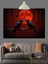 Kırmızı Ay Altında Iki Karga Dekoratif Kanvas - Mdf Ahşap Tablo 4