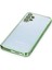 Samsung Galaxy A13 4g Crystal Shield Lensli Silikon (Lens Protector / Kamera Koruyucu Kılıf) - Yeşil 4