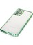 Samsung Galaxy A23 4g Crystal Shield Lensli Silikon (Lens Protector / Kamera Koruyucu Kılıf) - Yeşil 4