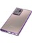 Samsung Galaxy Note 20 Ultra Crystal Shield Lensli Silikon (Lens Protector / Kamera Koruyucu Kılıf) - Mor 4