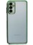 Samsung Galaxy M23 Crystal Shield Lensli Silikon (Lens Protector / Kamera Koruyucu Kılıf) - Yeşil 2