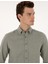 Erkek Yeşil Slim Fit Uzun Kollu Gömlek 50316768-VR054 2