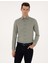 Erkek Yeşil Slim Fit Uzun Kollu Gömlek 50316768-VR054 3