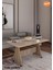 Tekerlekli Mdf Masa %100 Mdf Bahçe Masası Ofis Sehpası Orta Sehpa Salon Masası Yemek Masası 9