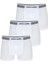 Erkek Beyaz Pamuk Modal Karışımlı 3'lü Boxer 50315288-600 1