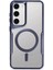 Samsung Galaxy S23 Elegant Venüs Magsafe Kılıf – Slim Transparent Tasarım - Lacivert 1