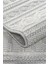 Dekoratif Loop Sisal Halı Tozumaz Polipropilen Dokuma Taban Modern Koridor Oda Halısı Gri 3