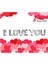 I Love You Temalı Gümüş Renk Set Balon 1