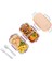 2 Katlı Paslanmaz Çelik Yemek Kabı Beslenme Kabi Saklama Kabı 450X400 ml Lunch Box Renkli 2