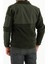 Erkek Haki Slim Fit Anti-Pilling Tüylenme Yapmayan Tam Fermuar Softshell Garnili Polar Sweatshirt 5
